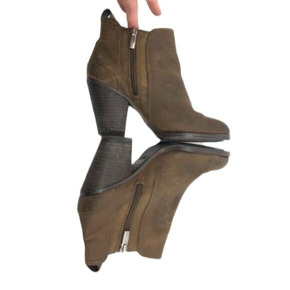 Vince Camuto brown Hayes Chunky leather ankle bootie 5.5 - Picture 14 of 15
